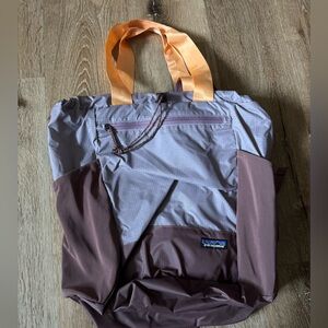 Patagonia Light Balsamic Purple Black Hole Tote Bag Backpack